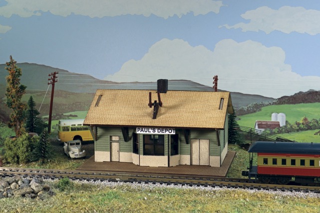 Paul’s Depot Train Station Kit by Dennis Murphy