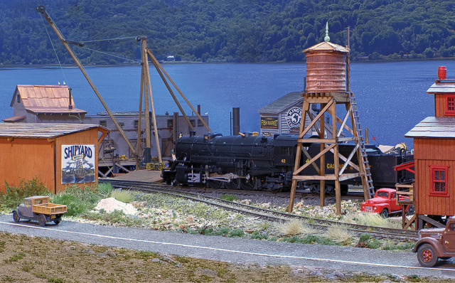 Westport - A West Coast Small Harbor Diorama by Bob McLaughlin